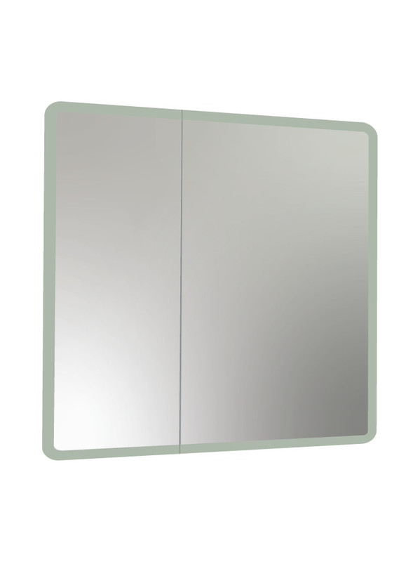 Зеркало-шкаф Emotion LED 800х800 с датчиком движения