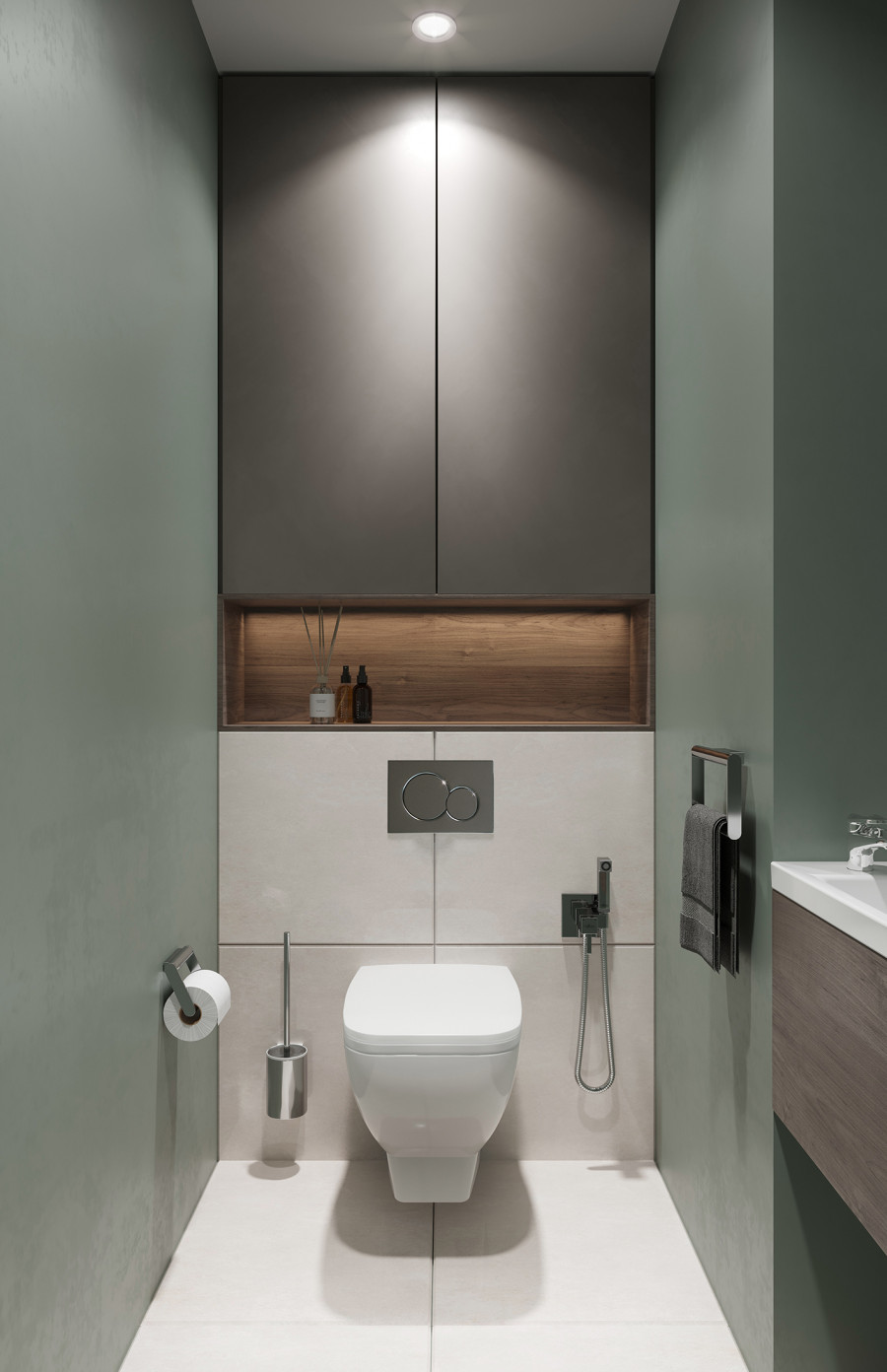 НЕО Унитаз подвесной, сиденье дюропласт. САНТЕК