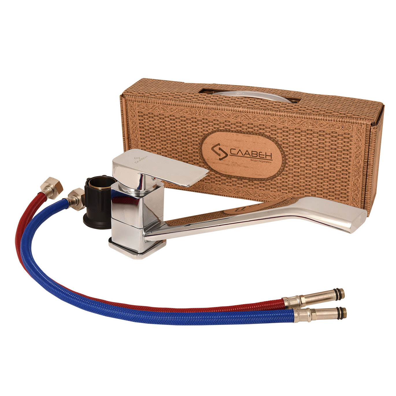 Смеситель для кухни СЛАВЕН Коттедж СЛ-ОД-Н21 хром