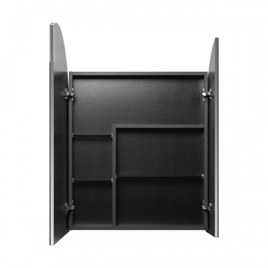 Зеркальный шкаф САНТА-БАРБАРА 80, графит