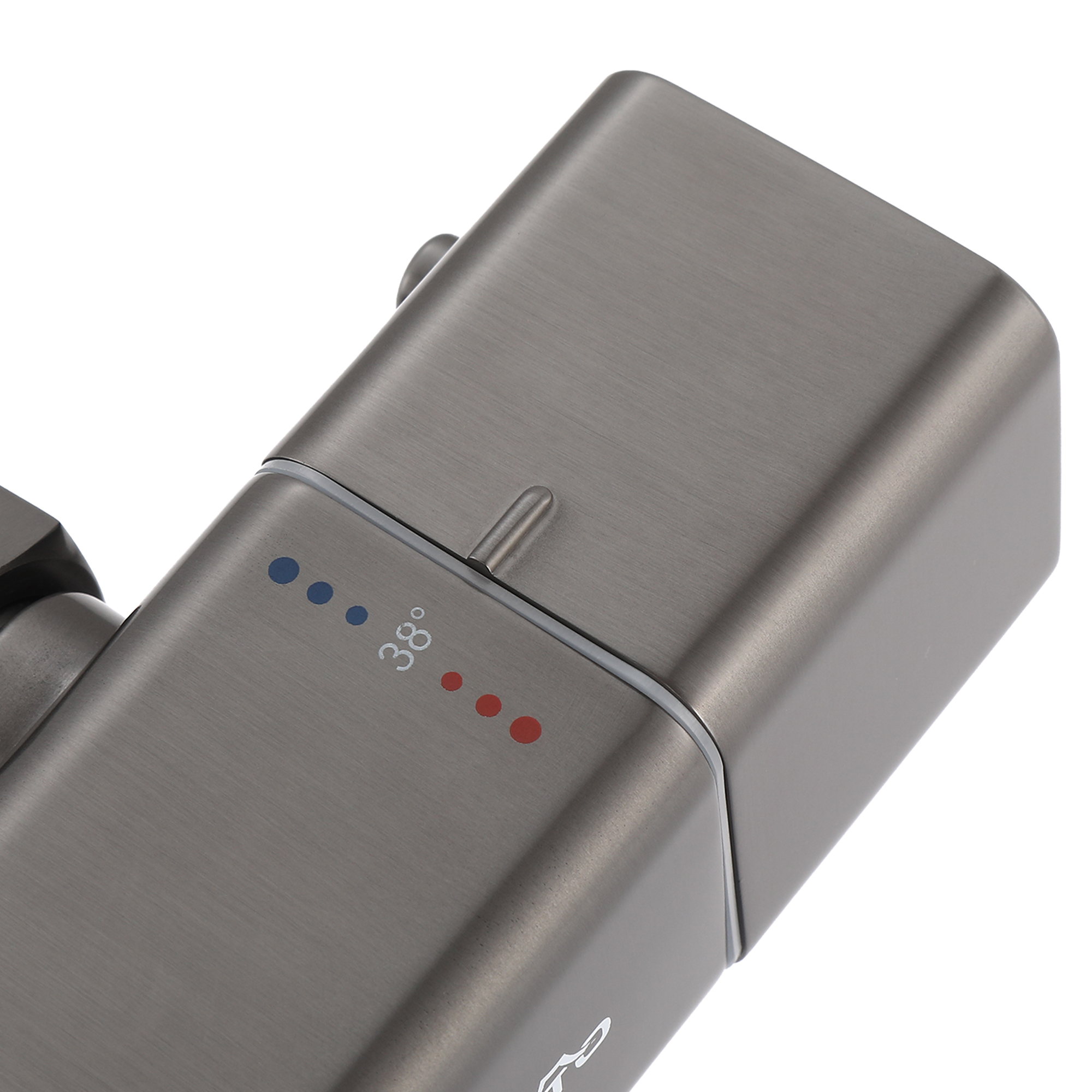 Душевая система TOKITO RAIN с термостатом вороненая сталь (TOK-RAI-1028GM)