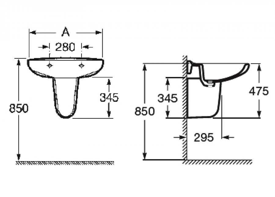 VICTORIA Полупьедестал. (RU). ROCA