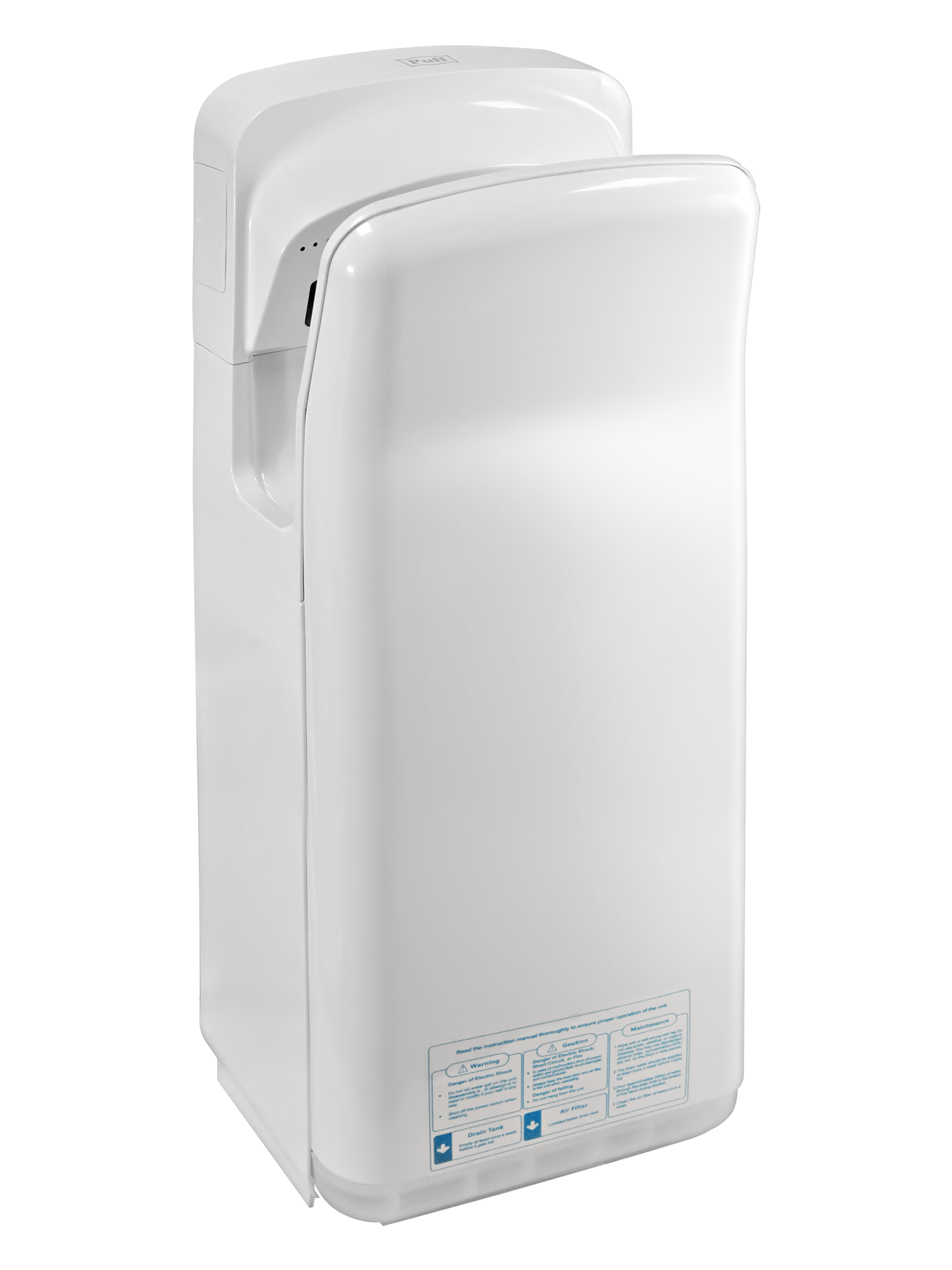 Электросушитель для рук PUFF-8878B погружной, белый 2 кВт (1401.340)