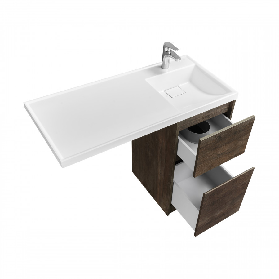 Тумба без фасада ЛОНДРИ 40 (под раковину ЛОНДРИ 105), под с/маш., дуб кантри