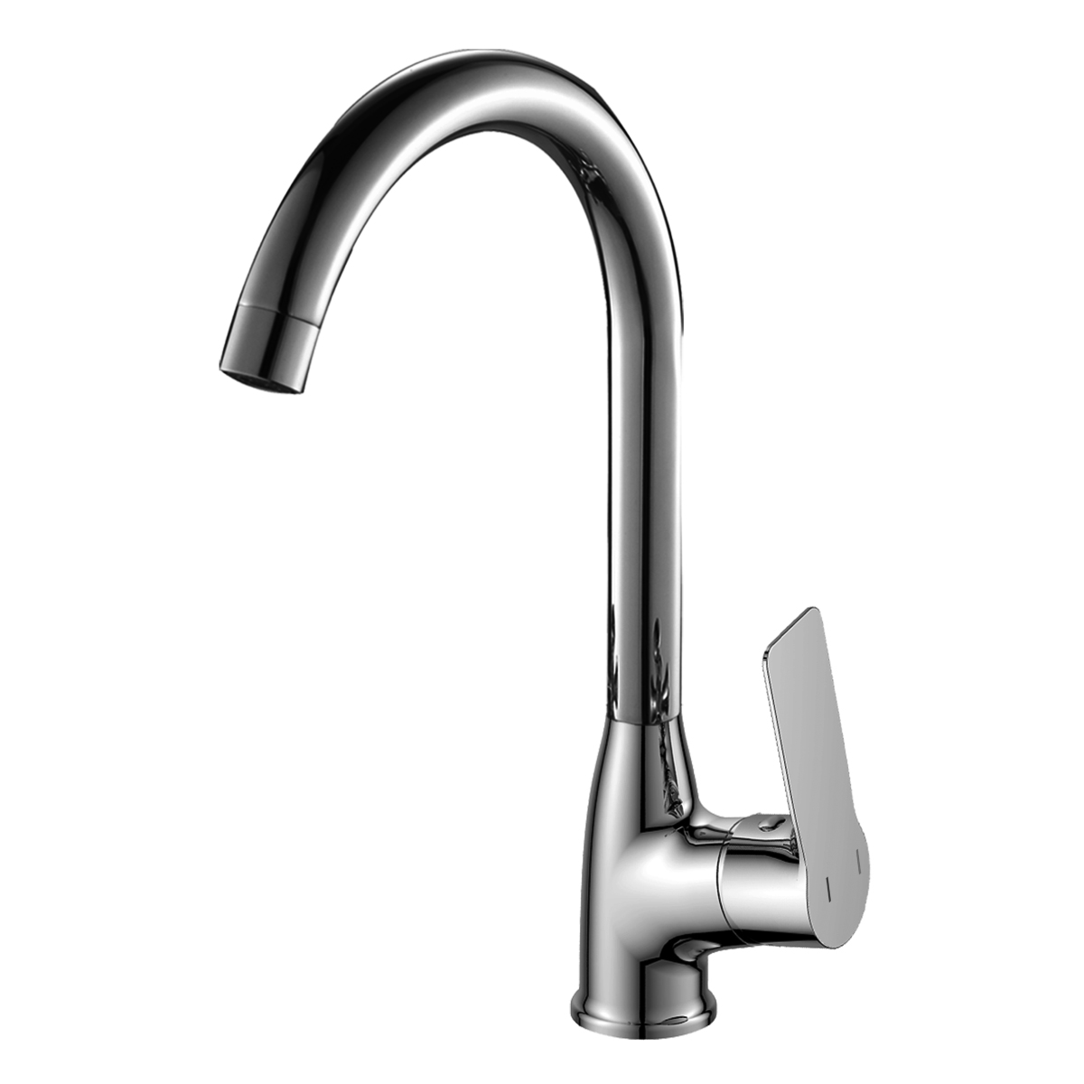 RS27 Смеситель для кухни, выс.пов.излив 210мм, р/ОД, хром, ROS, RS27-23