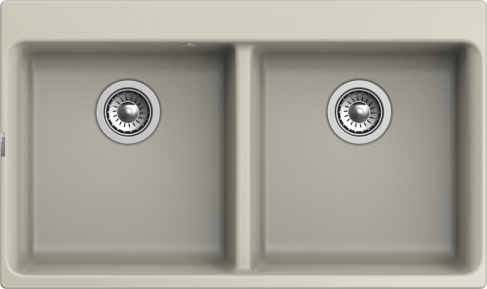 RIVELATO Мойка AXEL 90-2D  2-чаши 870*520мм topazio арт.