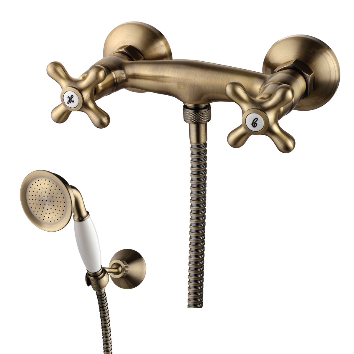 Vintage Смеситель для душа, без излива р/ДВ, бронза, LM, LM2803B