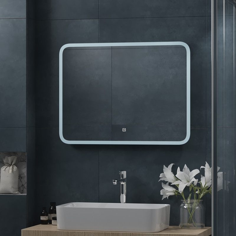 Зеркало Bruno Led 800х600 с сенсором