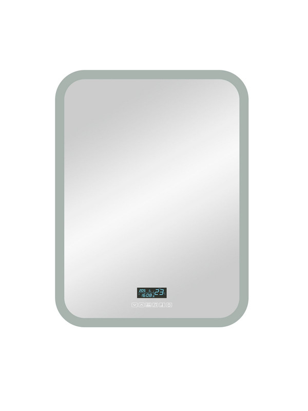 Зеркало Glamour LED с многофункциональной панелью 700х900