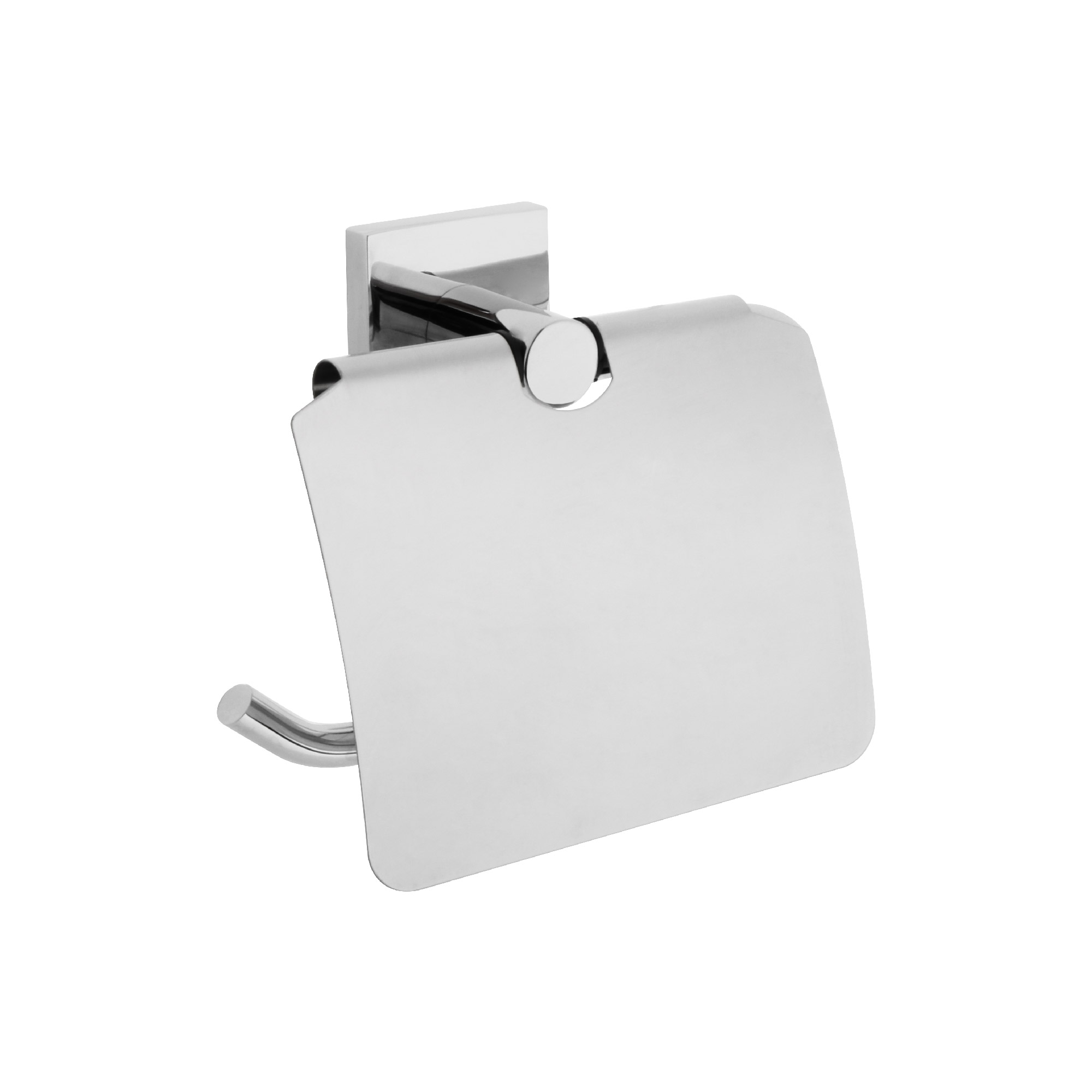 Бумагодержатель с крышкойFIXSEN Lux Chrome (FX-15010)