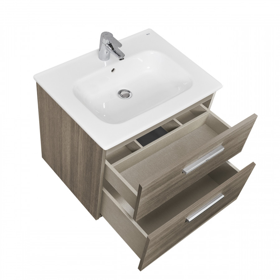 Victoria Тумба под раковину Roca  60 городской дуб 2 ящика 