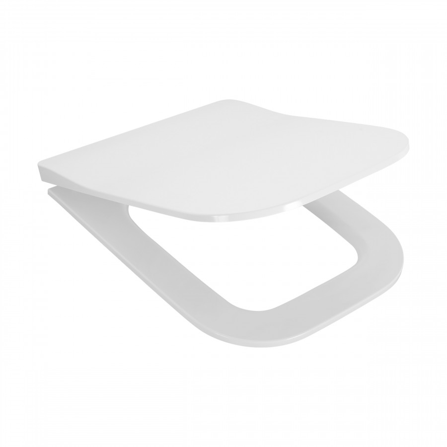 Сиденье "Лайм" тонкое с S-C для напольного унитаза САНТЕК