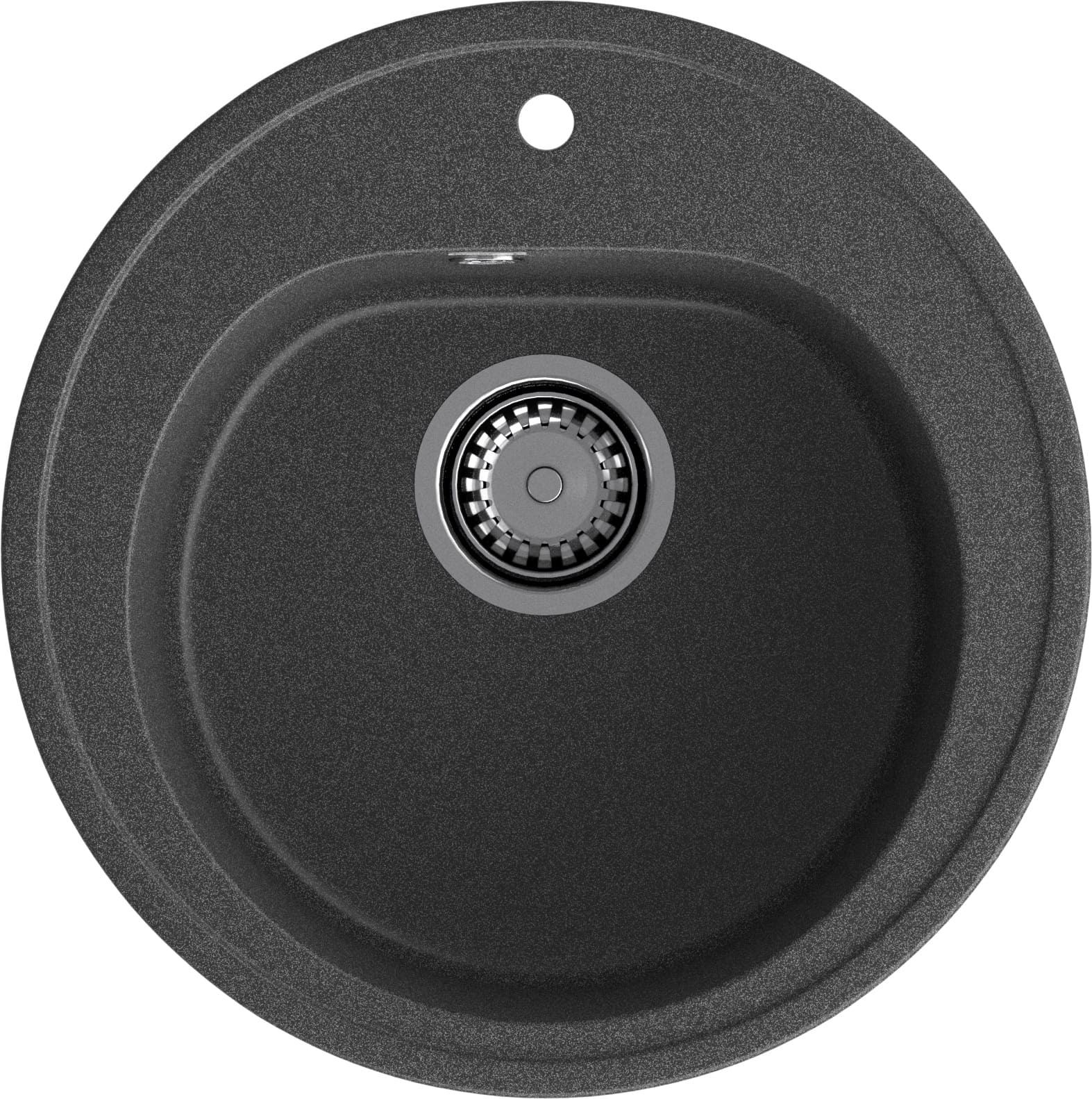 GRANFEST Мойка композит RONDO GF-R--510  D=510мм графит арт.GF-