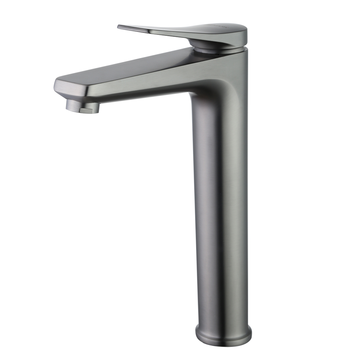 Bronx Смеситель для раковины, выс.монолит.излив225мм дон.клап.Click/Clack,р/ОД, графит, LM, LM3709GM