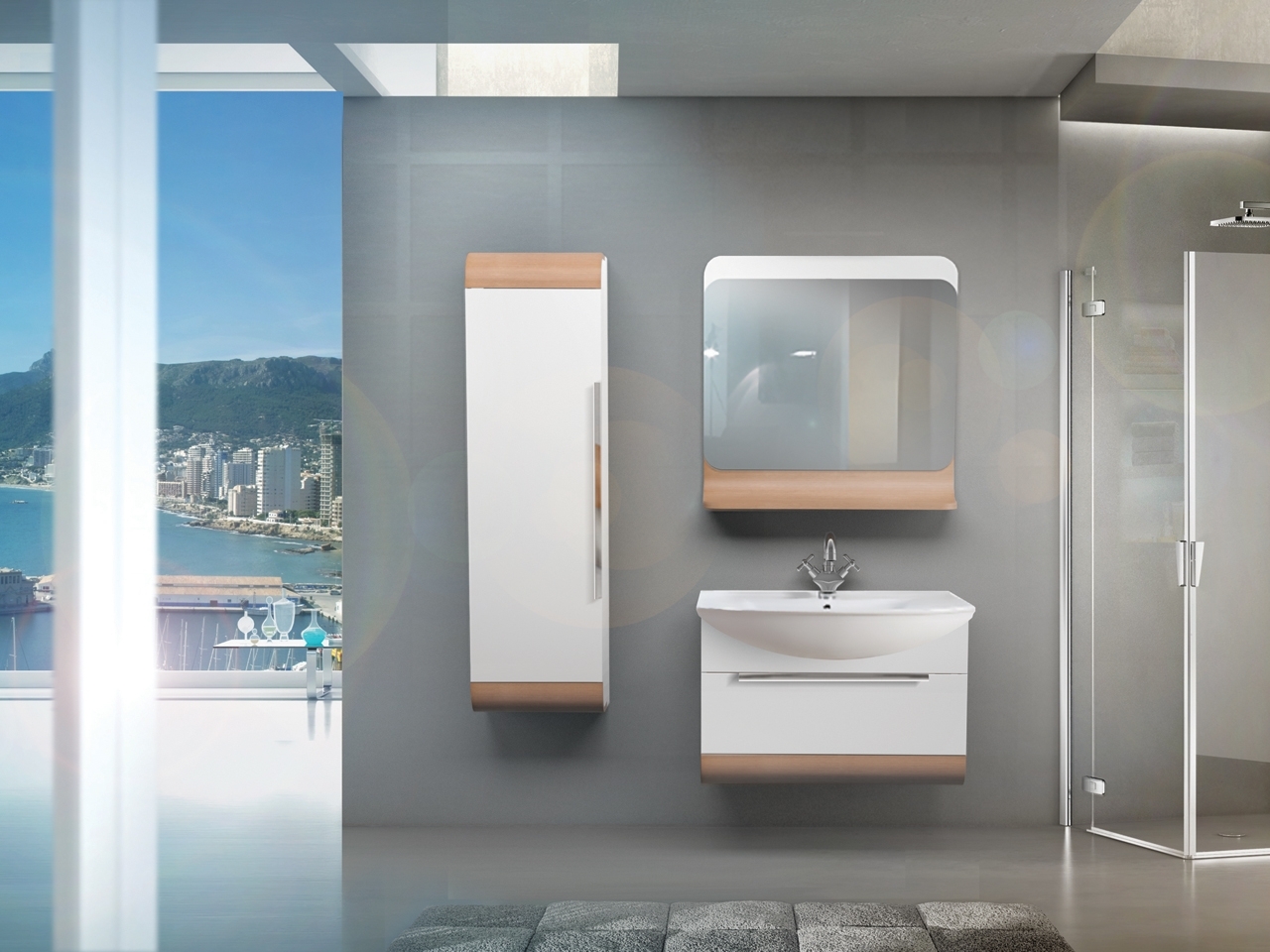 Раковина KIROVIT Стиль 850 мебельная белый (Вн Крв05) 4620008197357