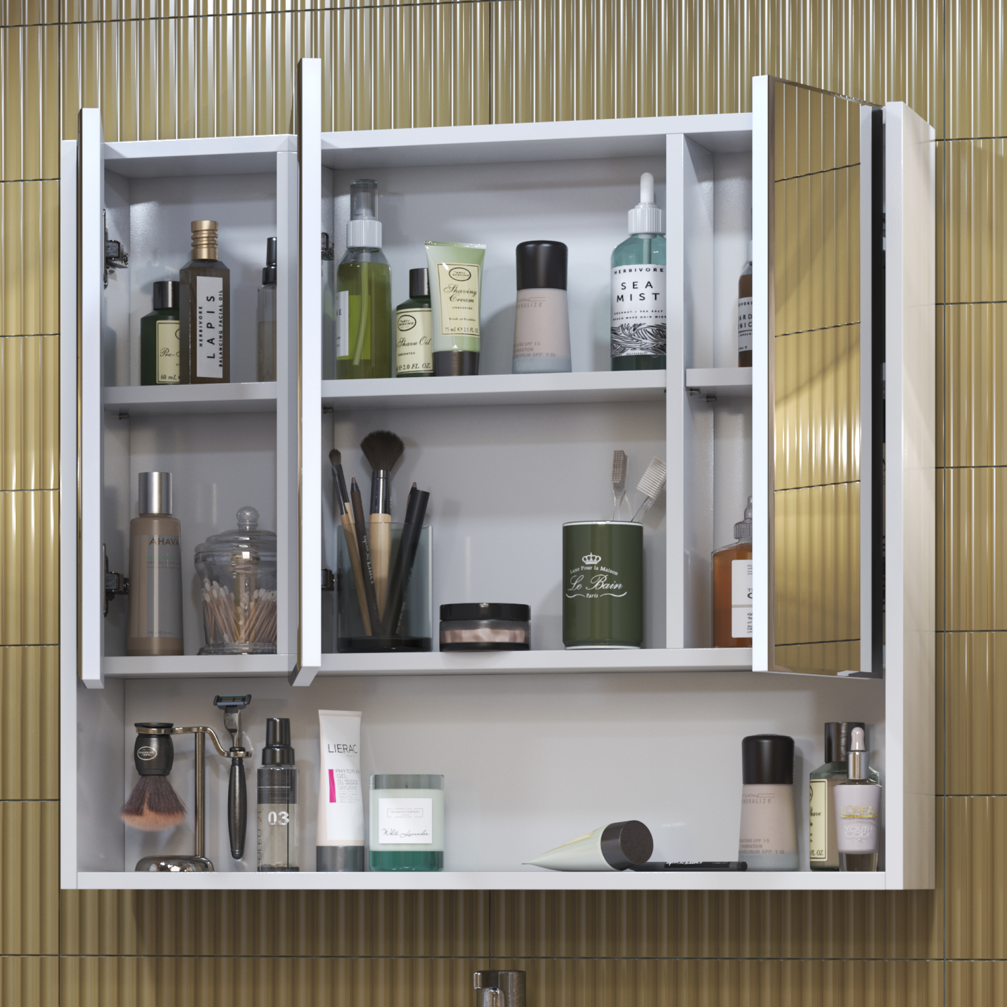 Зеркальный шкаф VIGO Urban 70 подвесной белый (zsh.URB.70)