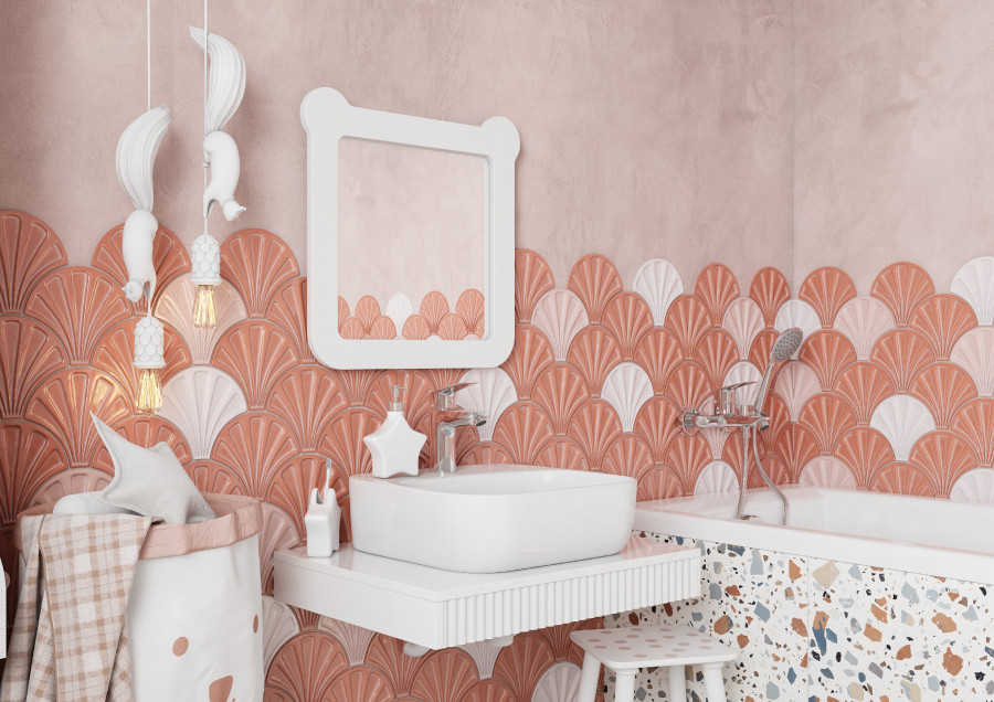 Зеркало КАСПЕР МИШКА, квадратное, белый матовый