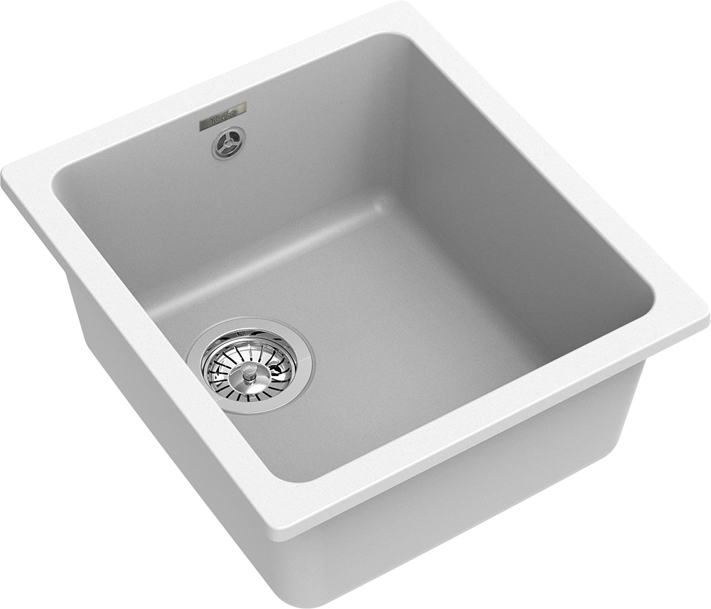 RIVELATO Мойка BERKANA 35 подст.монтаж 1-чаш 415*455 brina арт.