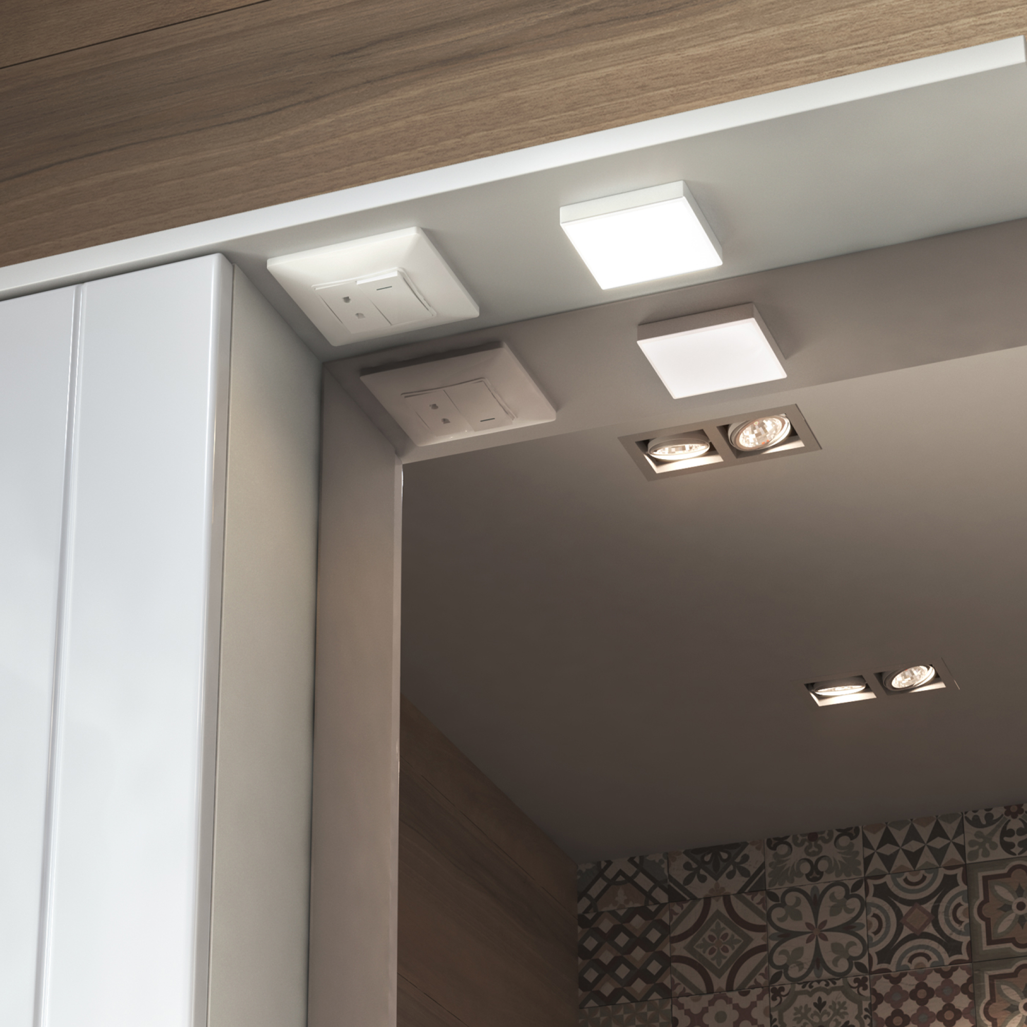 Зеркало со шкафом VIGO Diana 70 подвесное белый (z.DIA.70.L.El)