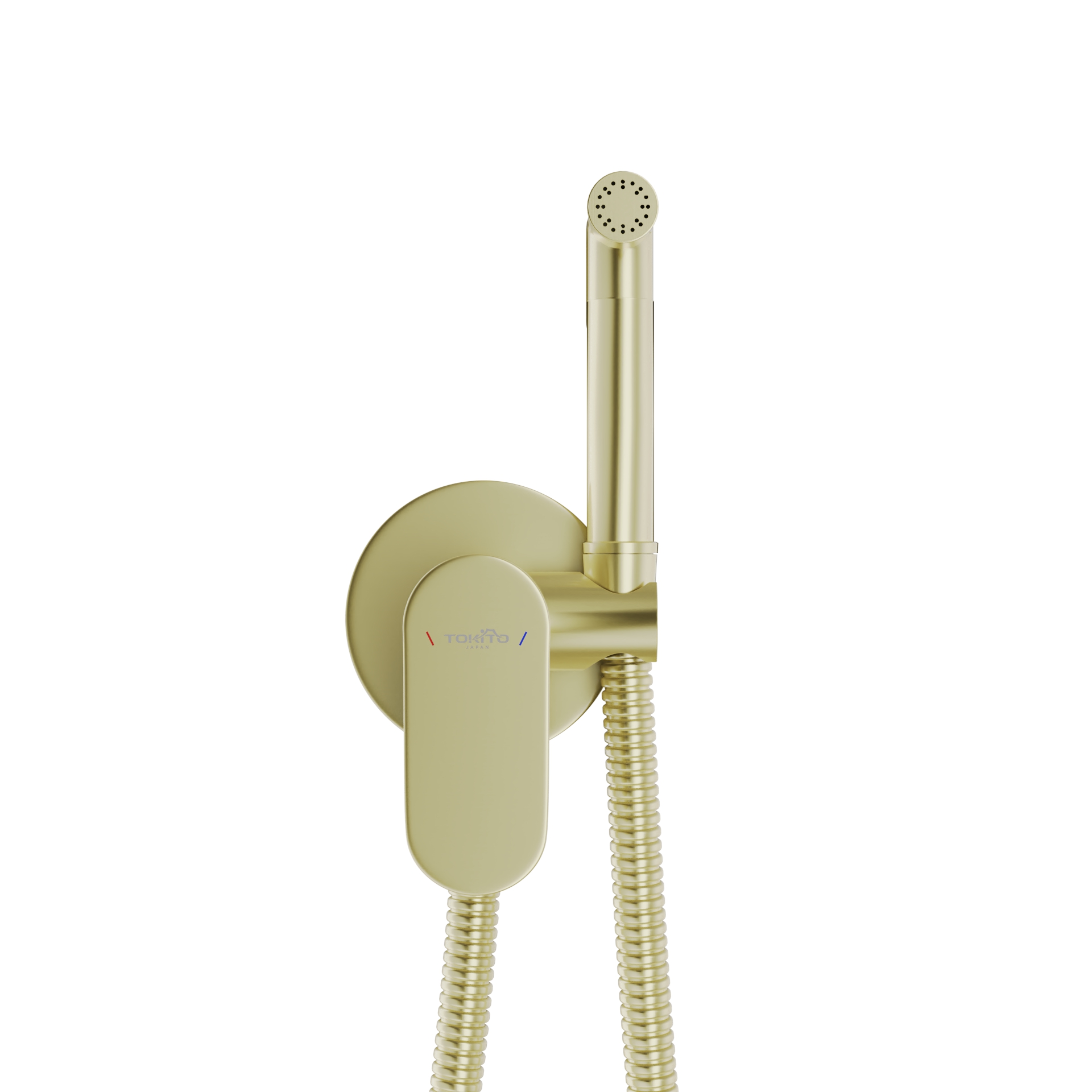 Смеситель для гигиенического душа TOKITO FURO брашированное золото (TOK-FUR-1016BG)