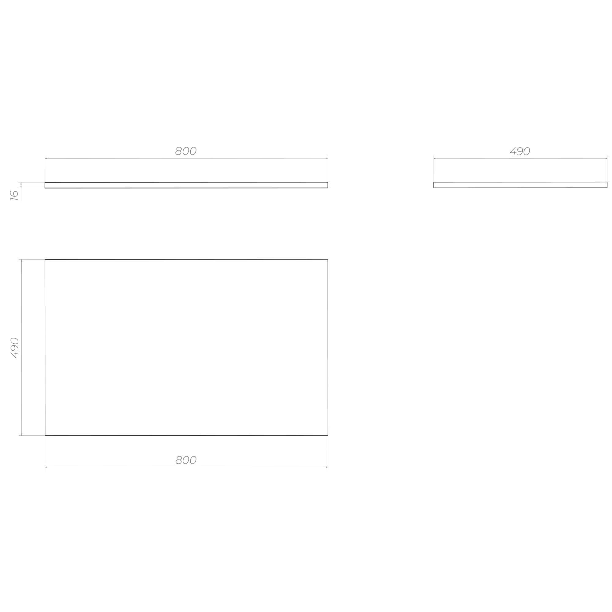 Столешница VIGO Urban 80 напольный белый (st.URB.80)