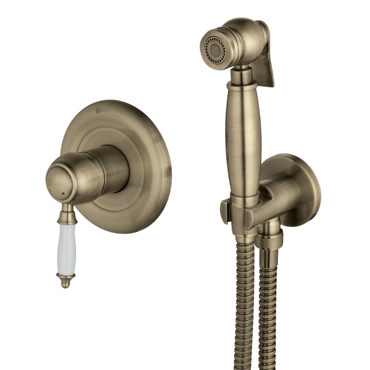 Villa Смеситель для биде, гигиен.душ встраиваемый, р/ОД, бронза, LM, LM4819B