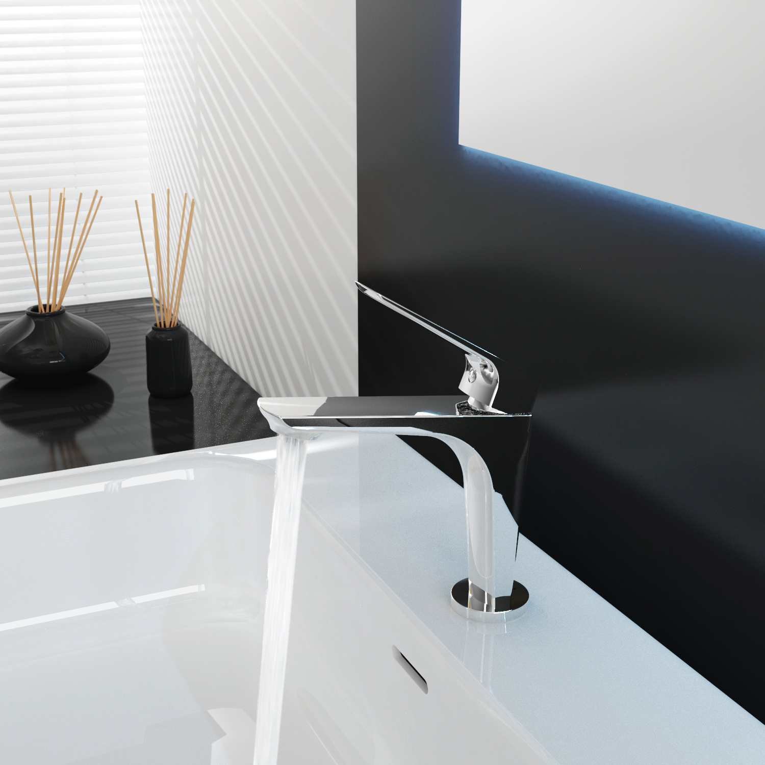 Смеситель для раковины TOKITO SENDAL хром (TOK-SEN-1011)