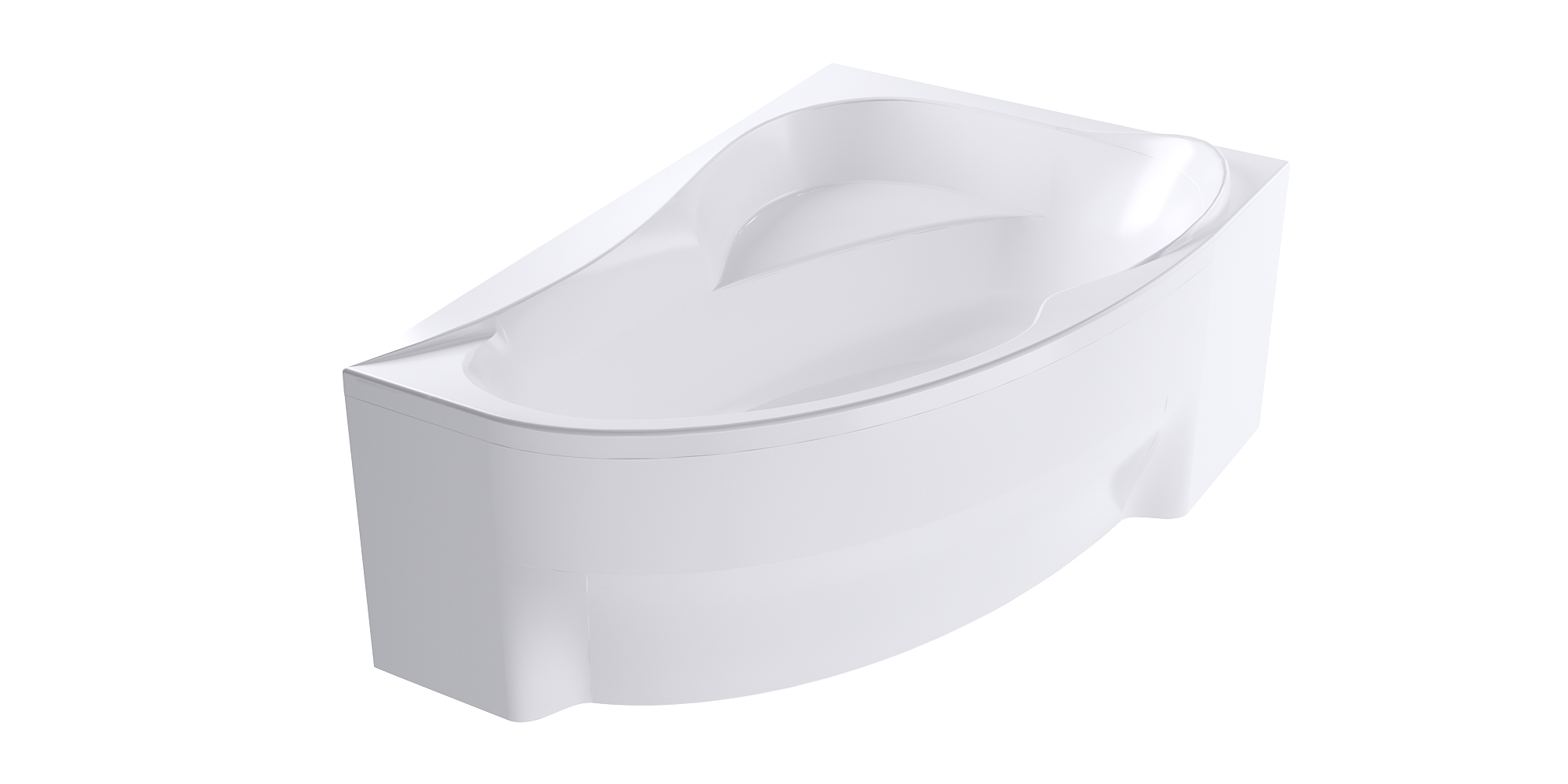 Экран для ванны фронтальный ALEX BAITLER PFL17R 2100х580 мм белый