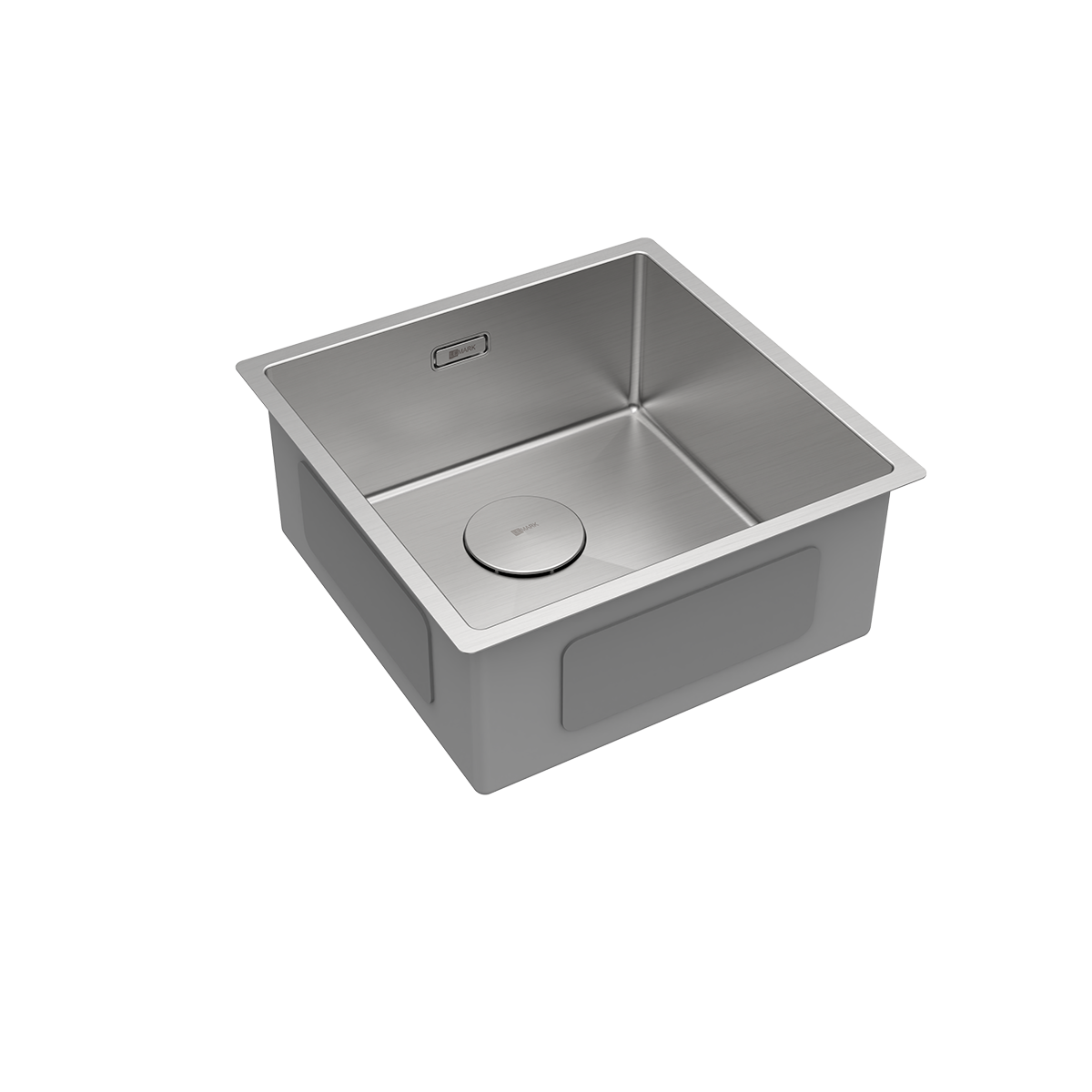 Кухонная мойка Lemark OLANGA 440 прямоугольная из нержавеющей стали, цвет Сталь,в комплекте: крепеж,