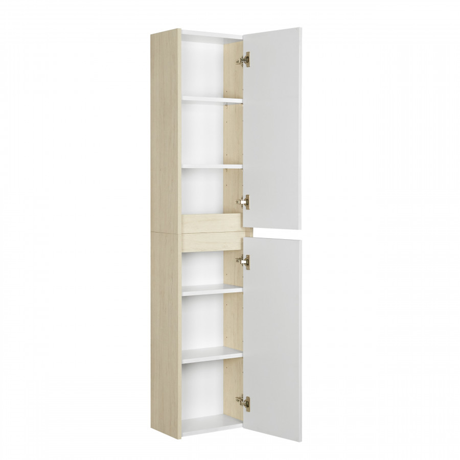 Модуль СКАНДИ 35, подвесной, белый, дуб верона