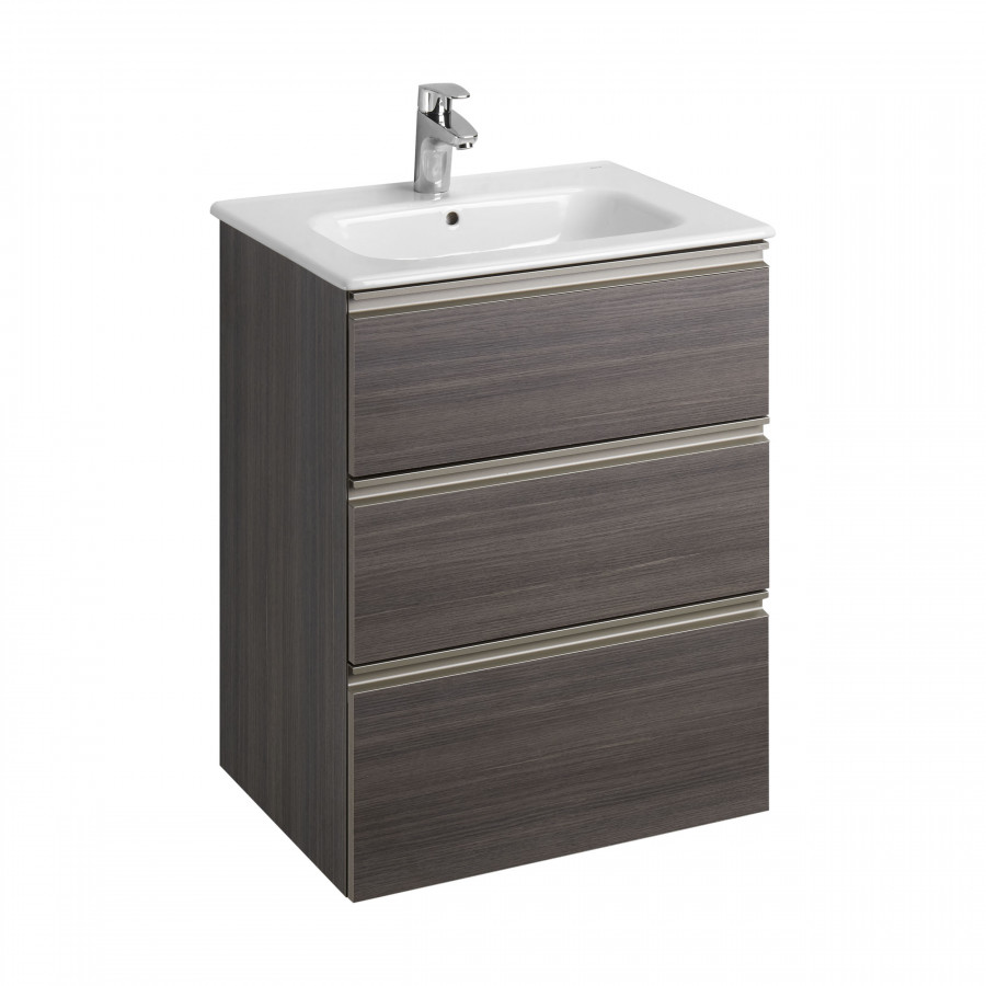 THE GAP модуль для раковины 600 мм, 585x453x741 мм, с 3 ящиками, набор ножек 7.8168.2.733.9 приобрет