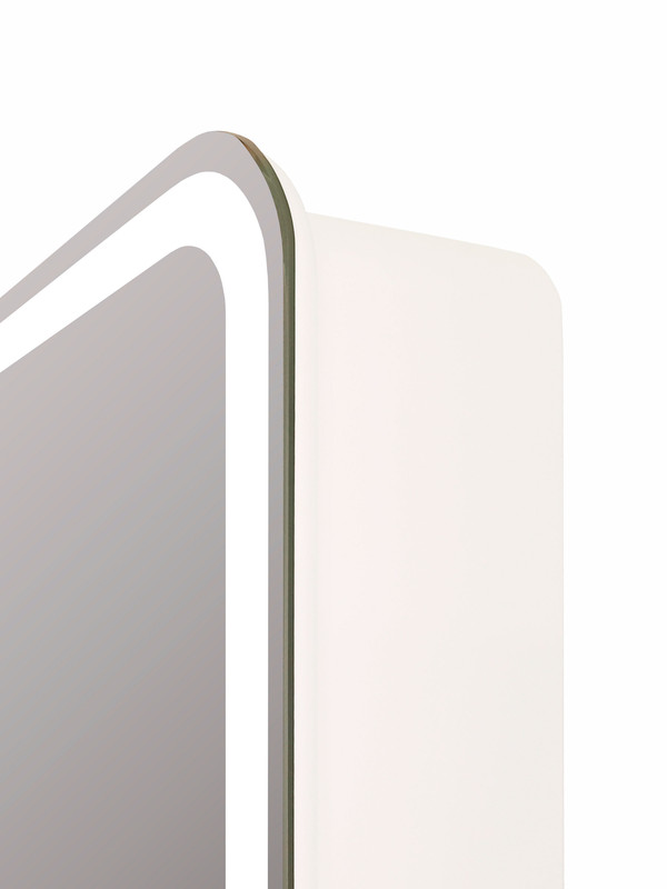 Зеркало-шкаф Elliott LED 800х800 с датчиком движения, розеткой