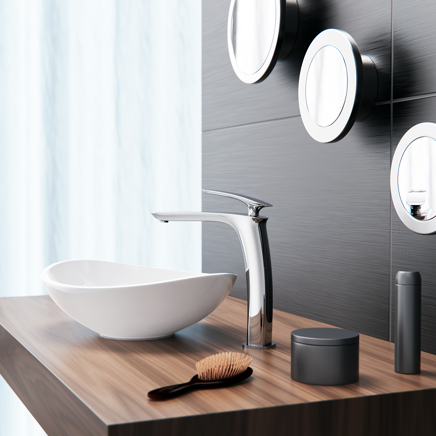 Смеситель для раковины TOKITO FUJI хром (TOK-FUJ-1012)