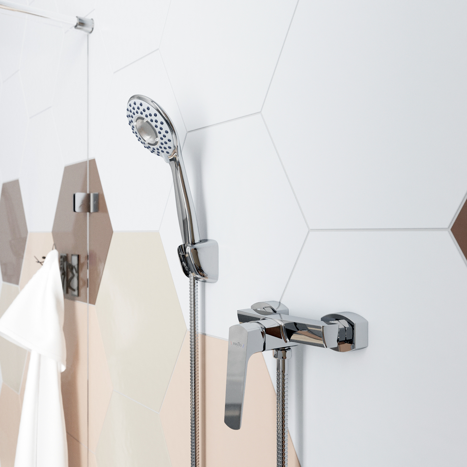 Смеситель для душа TOKITO SENDAL хром (TOK-SEN-1016)