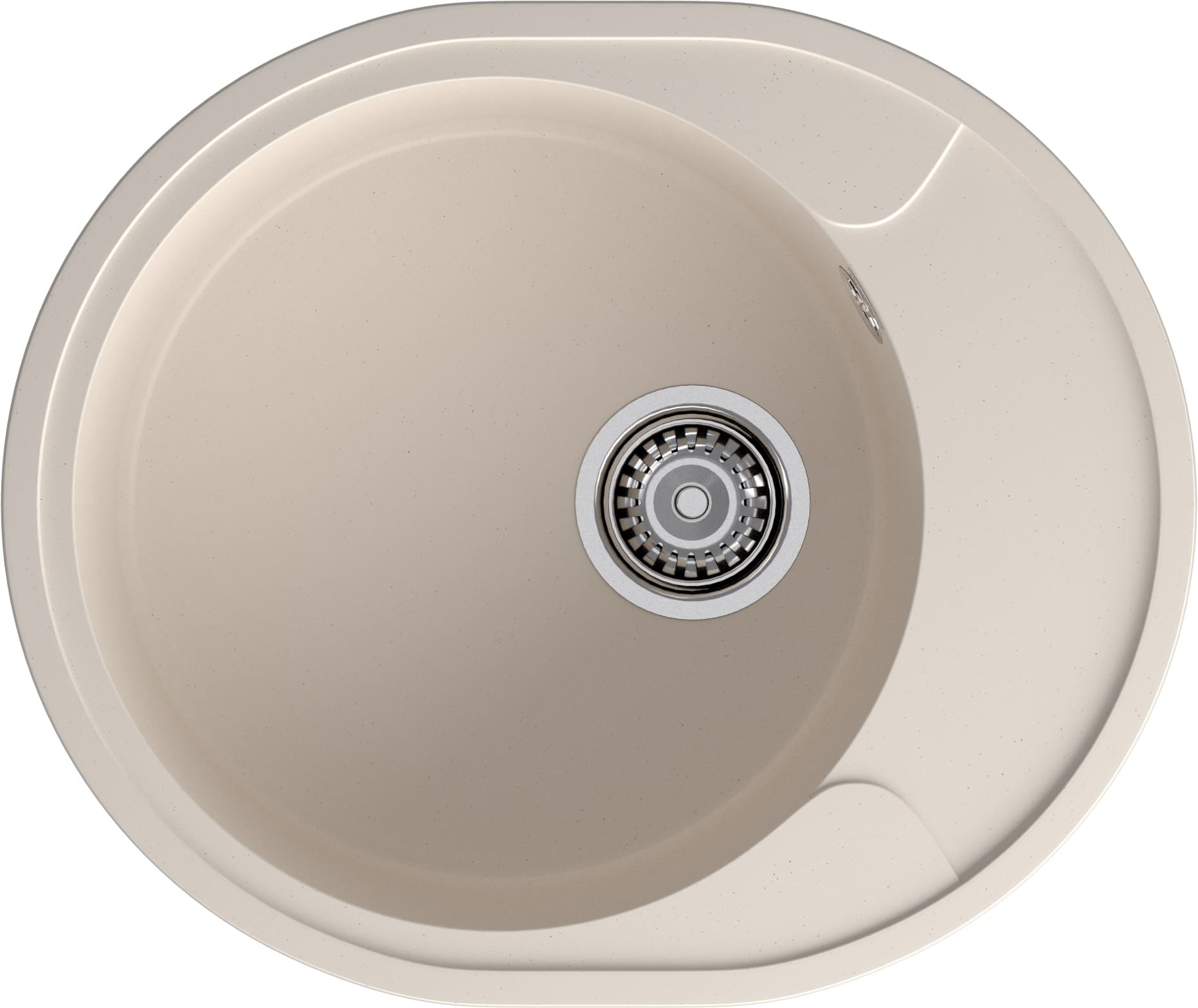 GRANFEST Мойка QUARZ 857L  1-чаша+крыло 570*480мм белый арт.GF-UR-