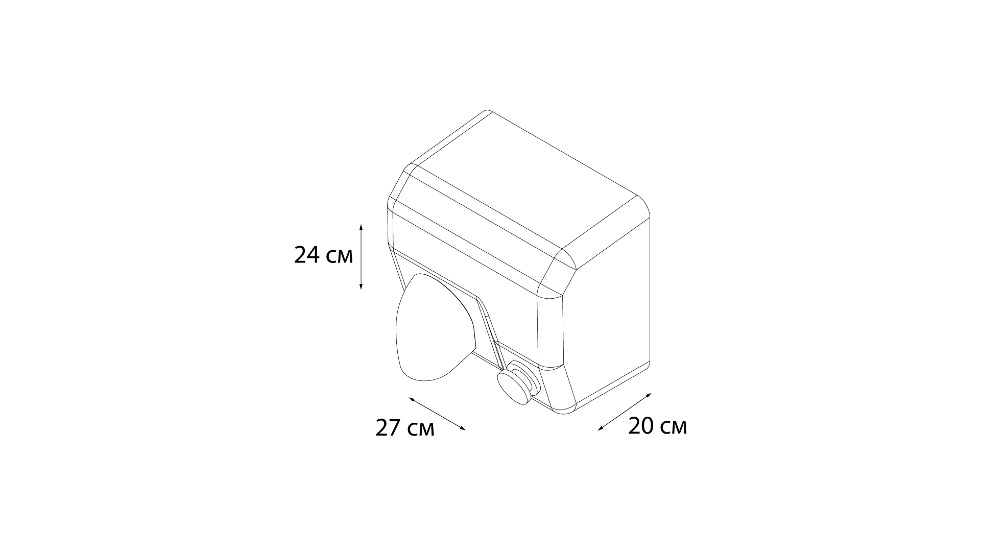 Сушилка для рук FIXSEN HOTEL (FX-31026)