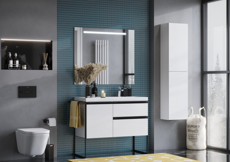 GAP Зеркало 100, с подсветкой, ROCA