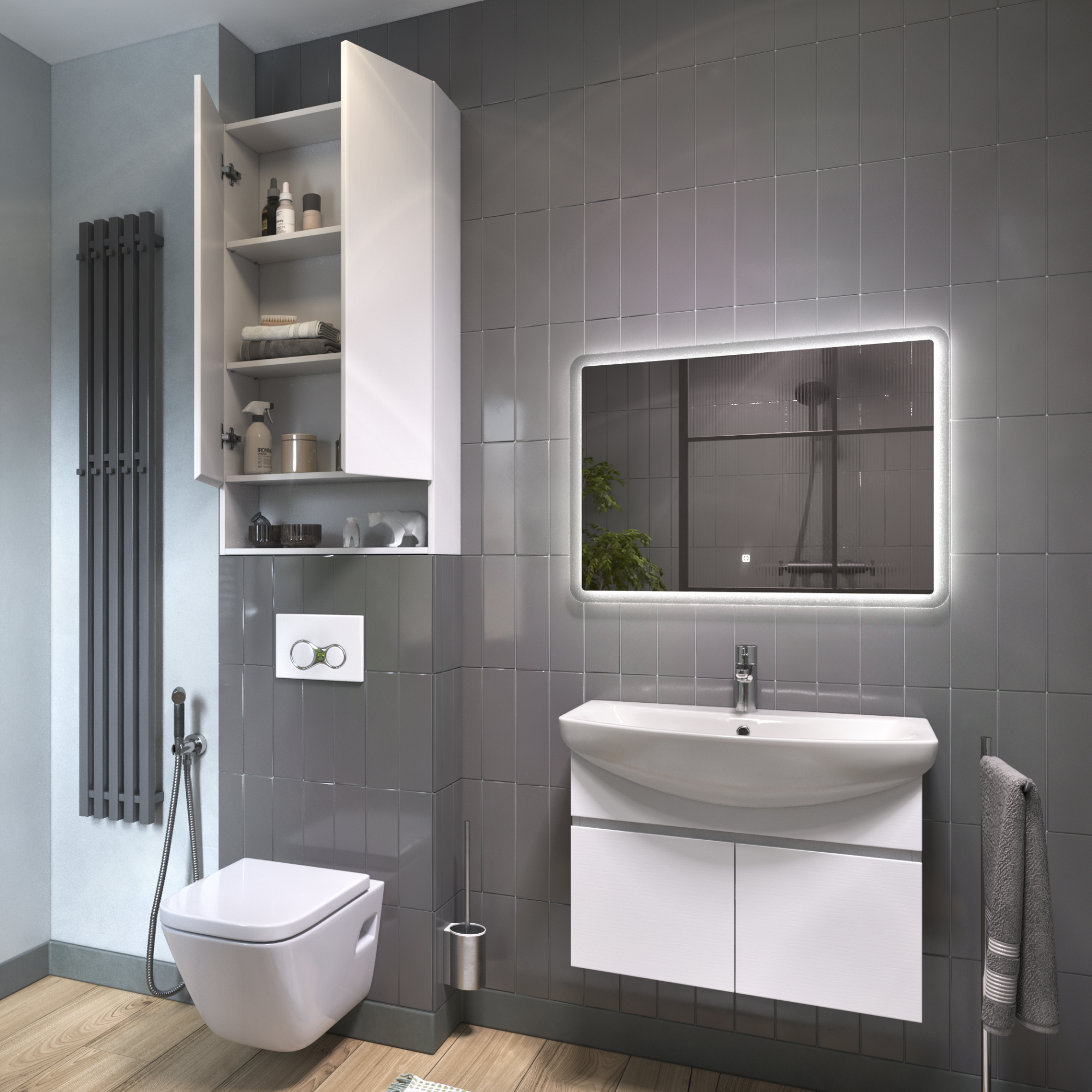 Шкаф VIGO Wing 60 подвесной белый (195 белый)