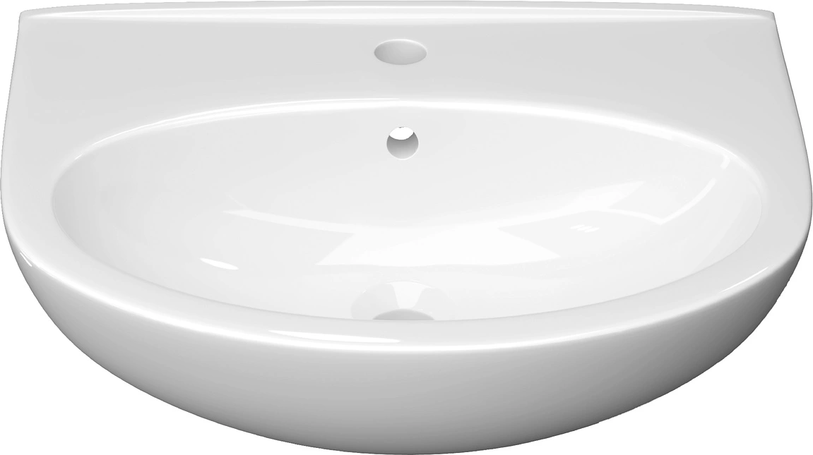 Раковина КЕРАМИН ЛАГО 55 белый глянец CDB00024895 (4810531138976)