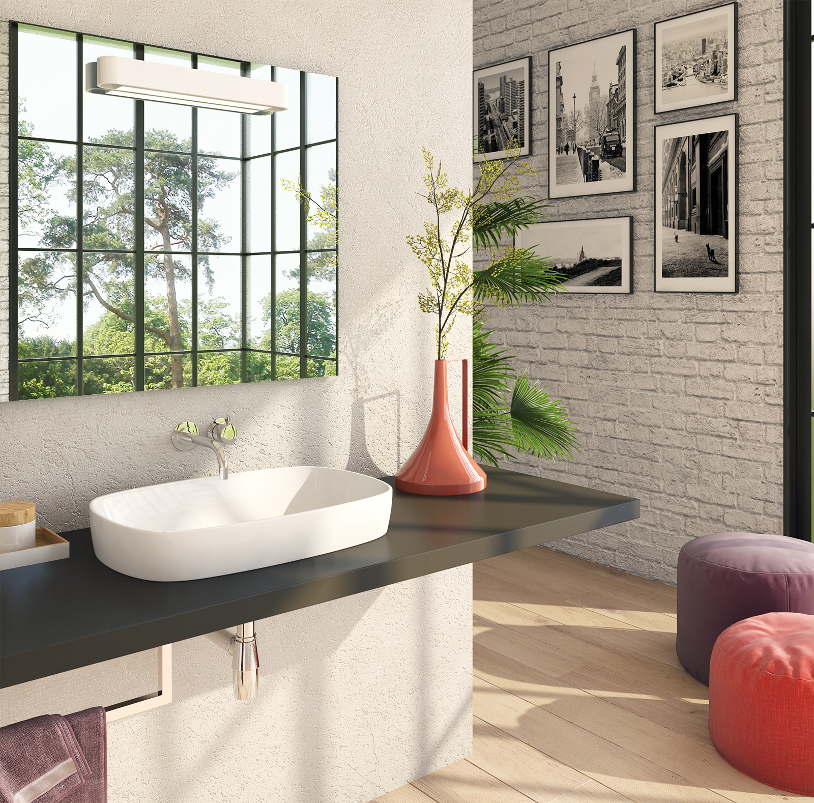 Раковина KIROVIT Купер 560 мебельная белый (Вн Крв38) 4640021065914