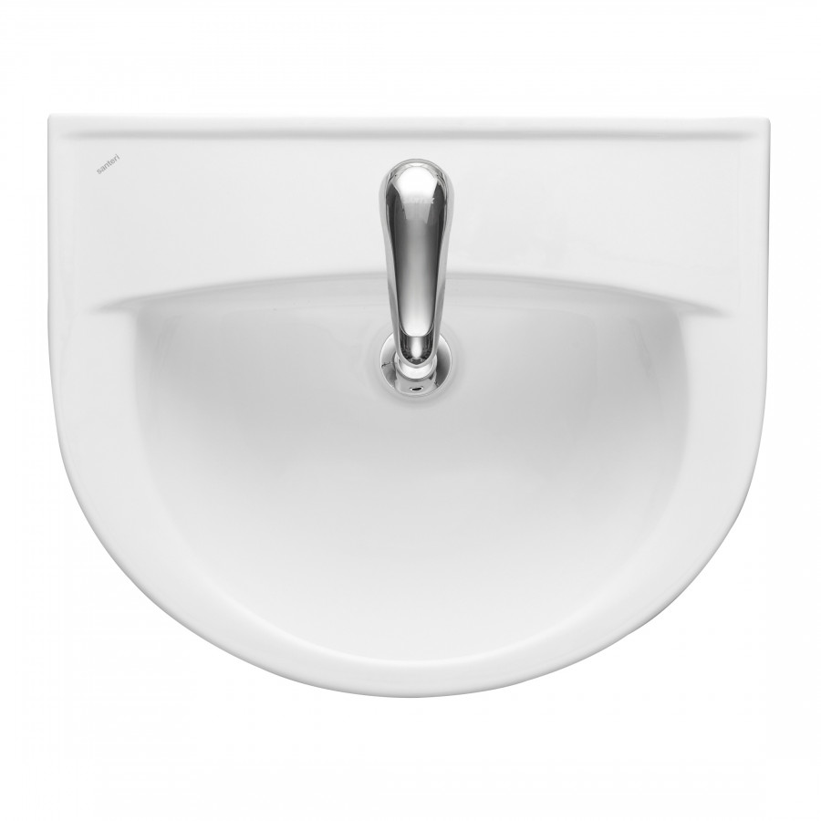 Умывальник "Виктория"56,0см. с обрамлением перелива, 1 сорт SANTERI