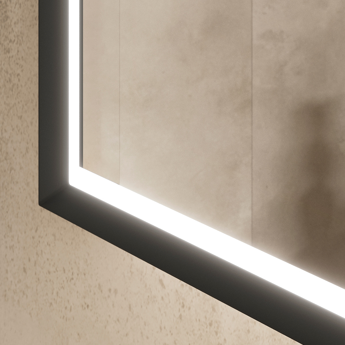 Зеркало EQUIL Forest LED 80 черный