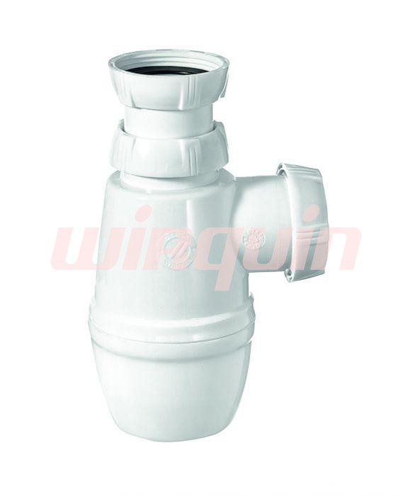 МИНОР (SM1000) сифон 1 1/2*40 мм без выпуска, WIRQUIN