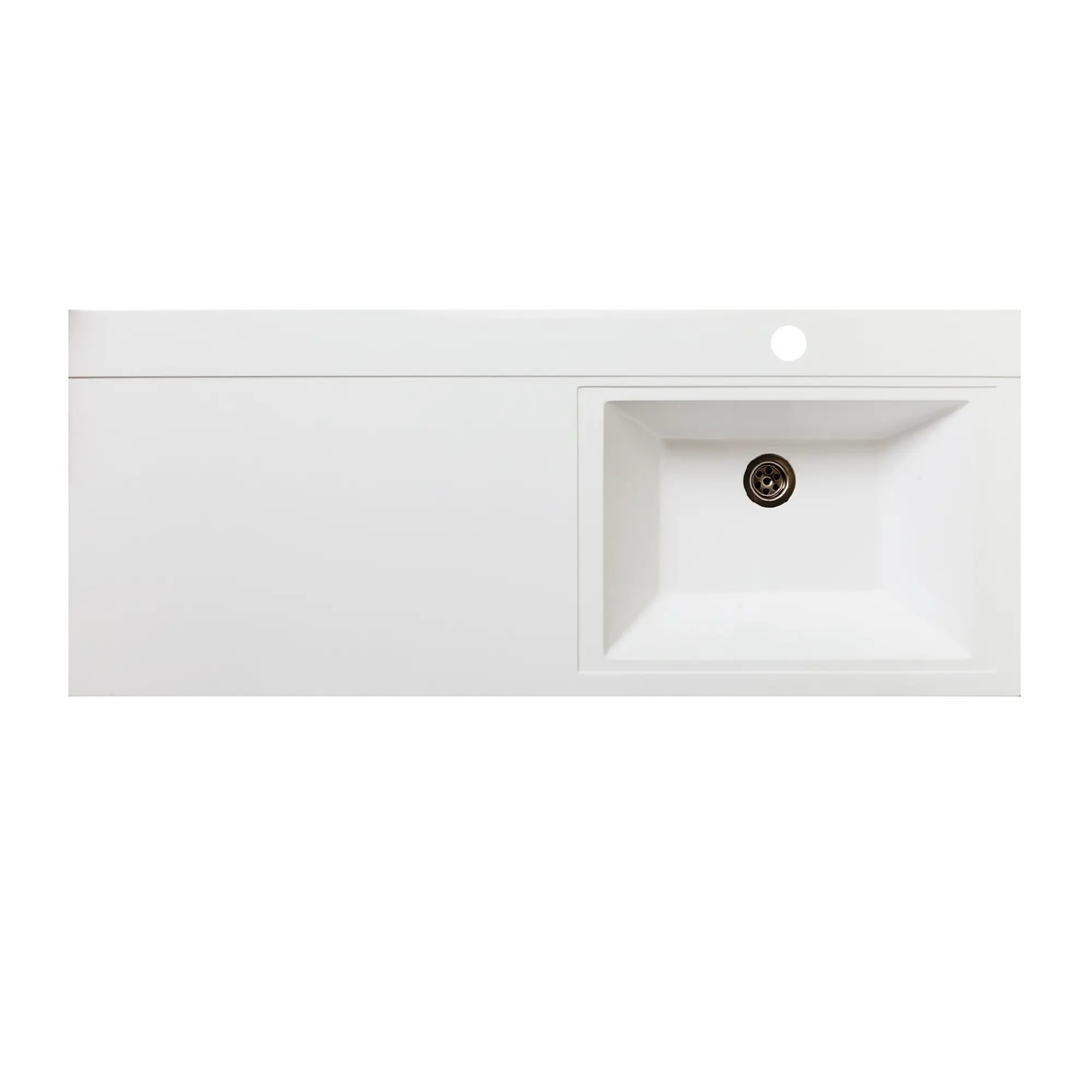 Умывальник GAMMA 120 лайт, левое крыло, белый RUNO