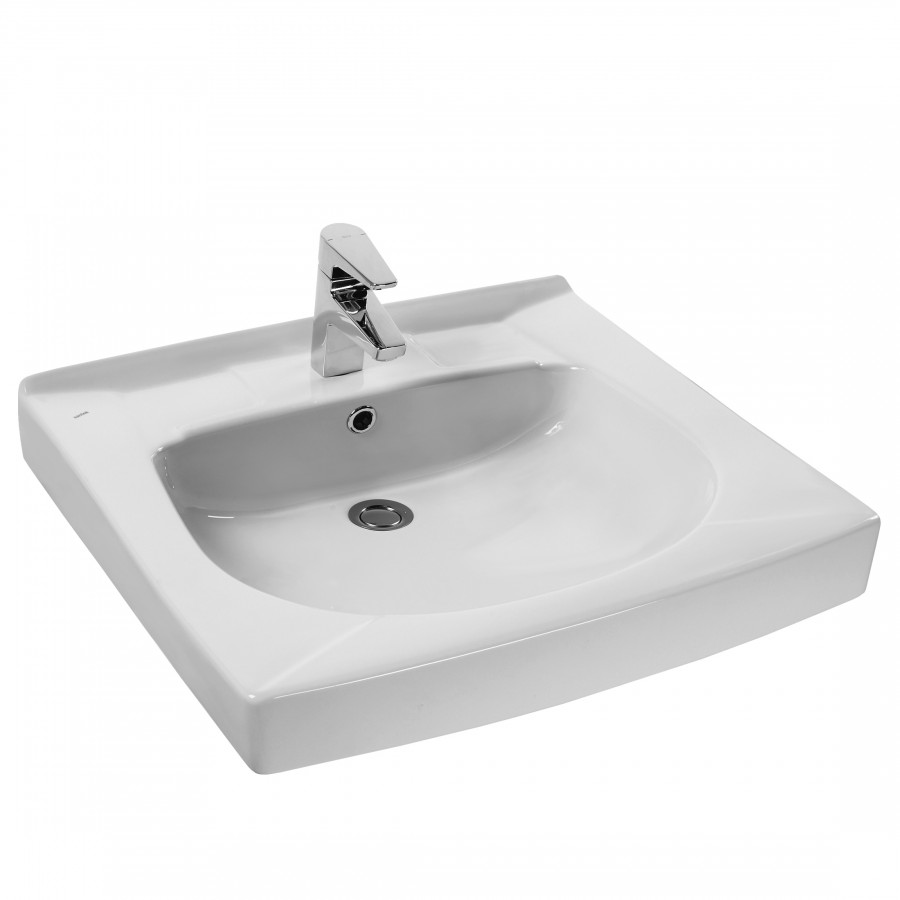 ПИЛОТ Умывальник 60/60 см. над стир.машиной, хр.кольцо, САНТЕК