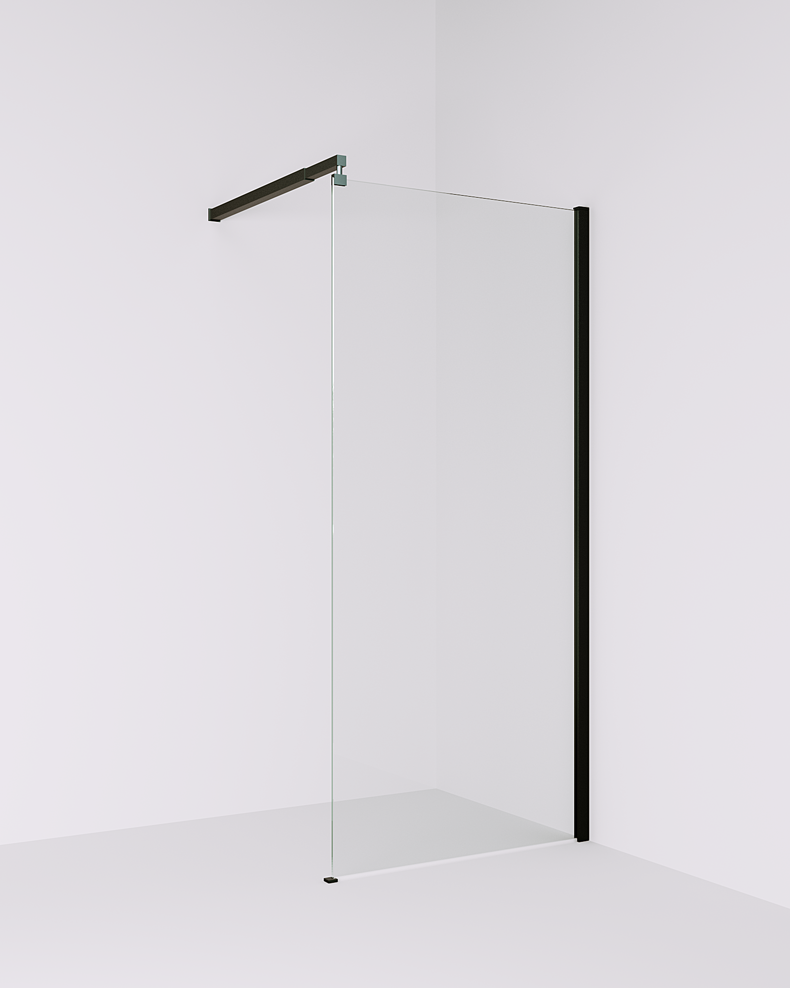 Душевая перегородка ALEX BAITLER 29 серия AB29120B1 прозрачное стекло