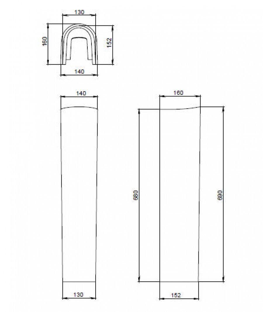 Пьедестал "Визит", "Прайм" белый SANTERI