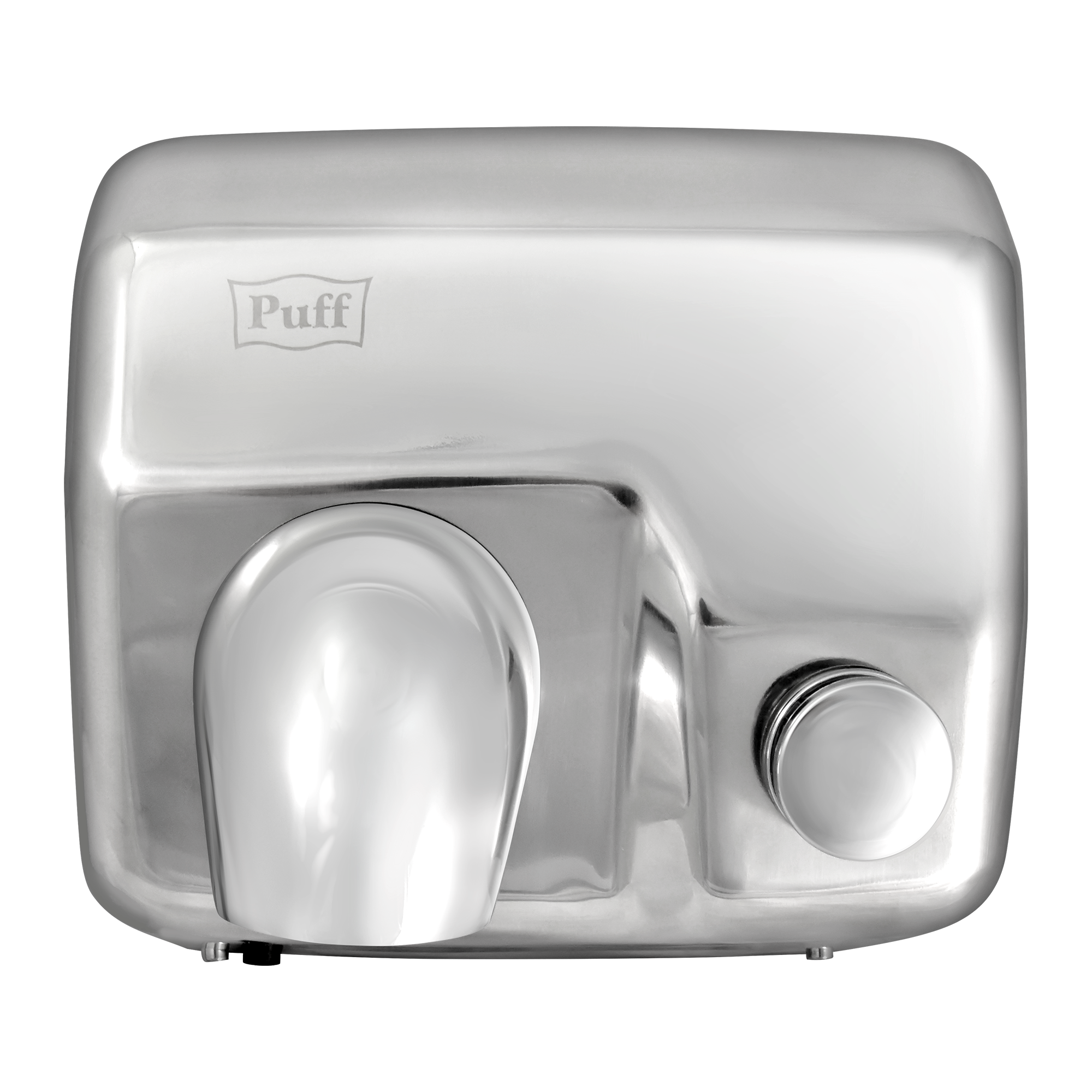 Электросушитель для рук PUFF-8844 высокоскоростной, антивандальный, хром 2,3 кВт (1401.302)
