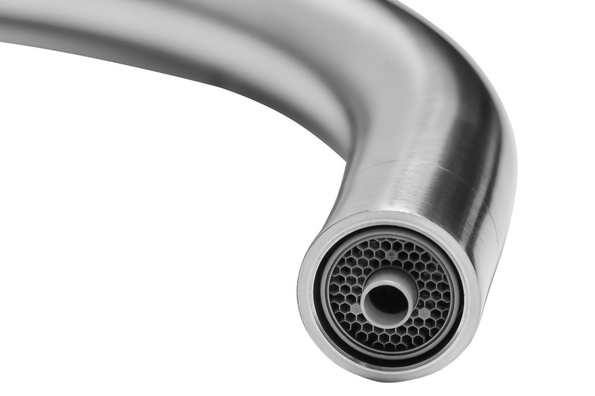 Смеситель для кухни ПРОФСАН ПСМ-300-11 STEEL нержавеющая сталь AISI-304с подключением фильтра тип См