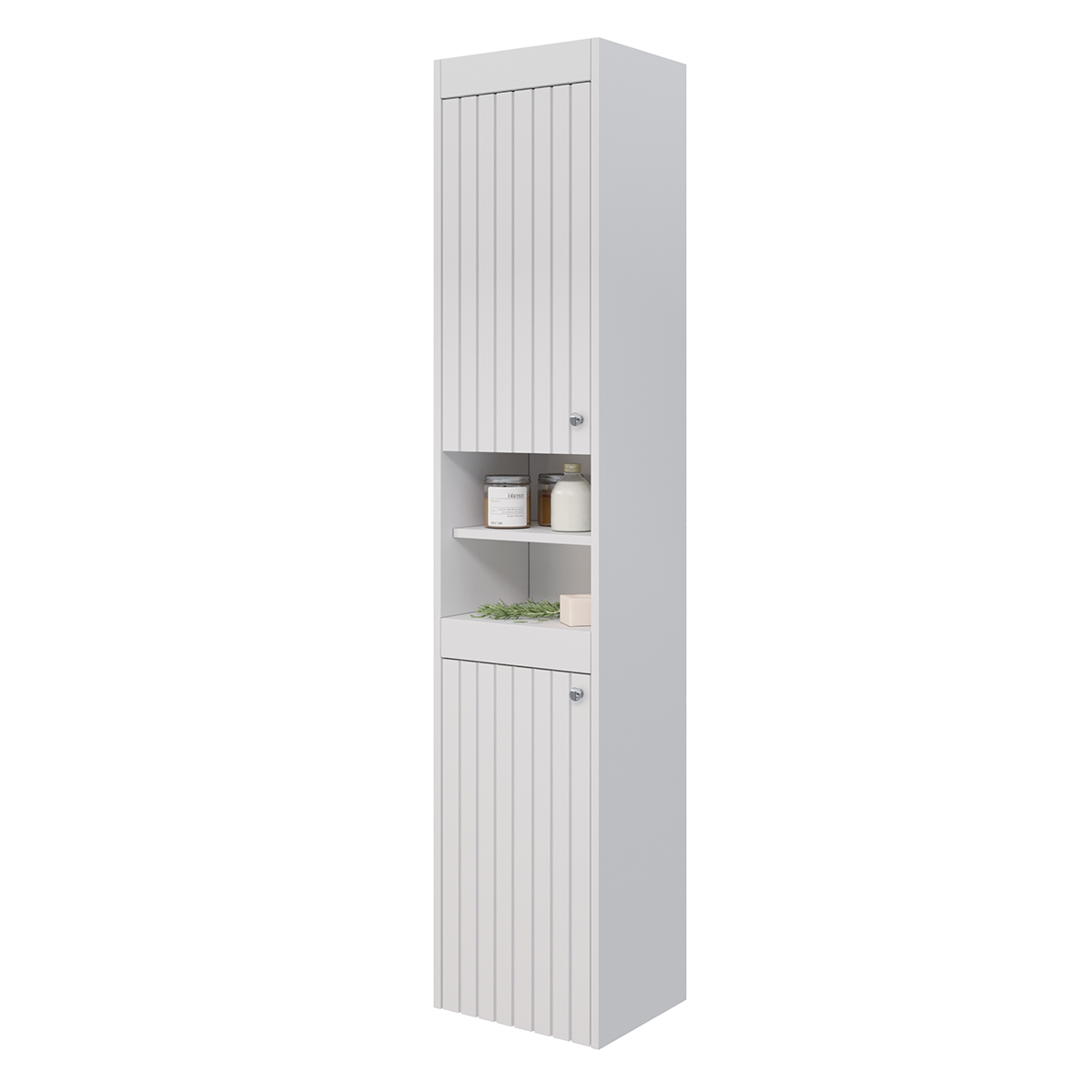 Пенал Lemark ROMANCE 35 см подвесной/напольный, 2-х дверный, открывание лев/прав, цвет корпуса, фаса